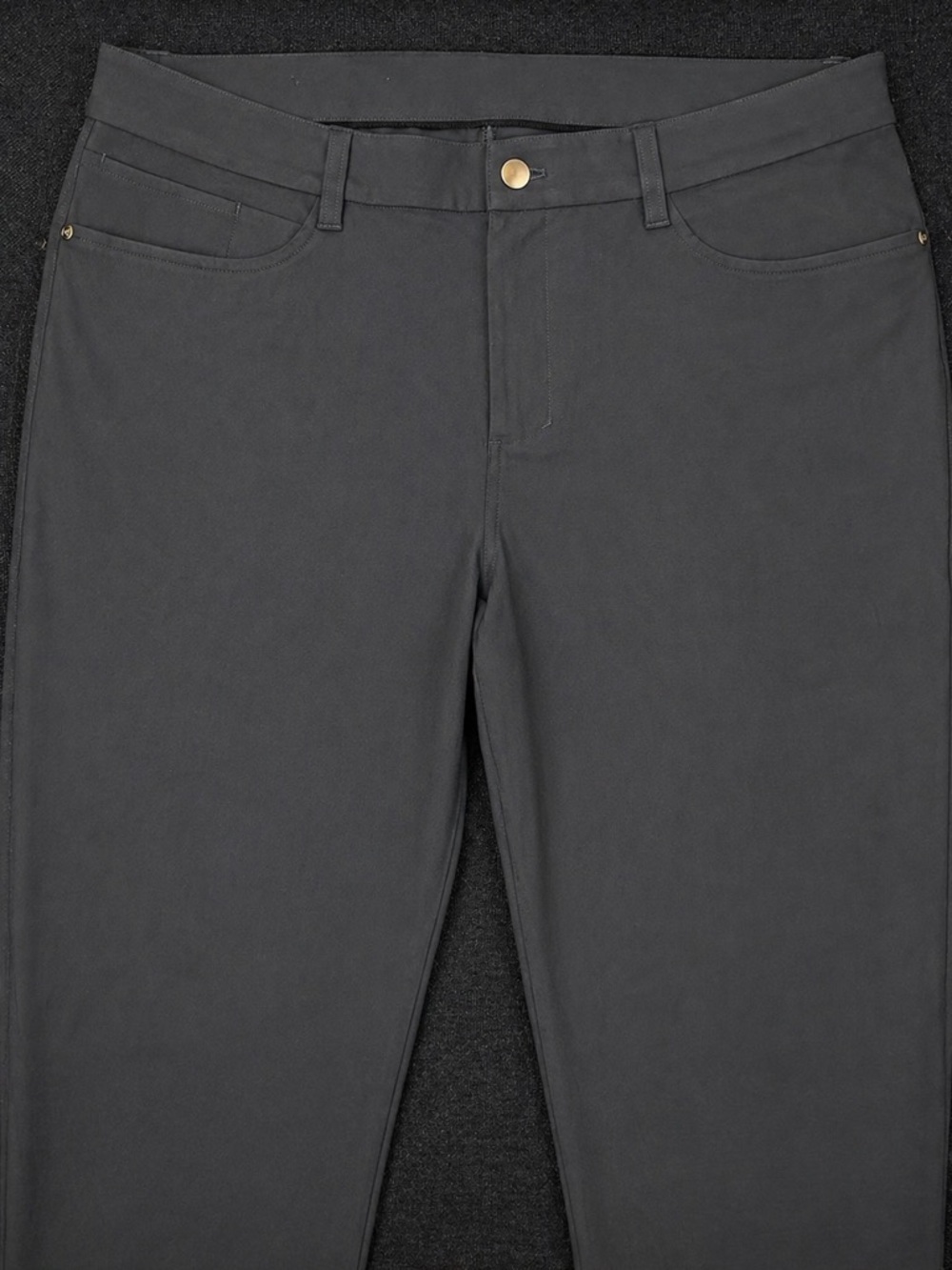 Lululemon ABC Pants Mens 36x30 Black Stretch Commission Chino Casual Golf